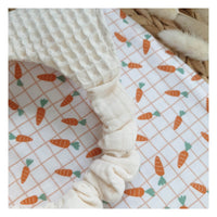 Serviette élastiquées "carottes"