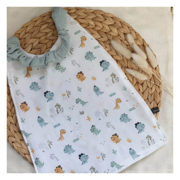 Serviette élastiquée "bébés dinos"
