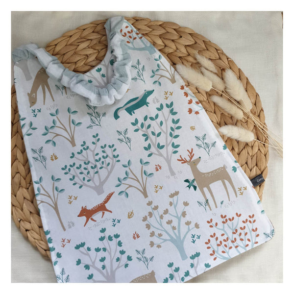Serviette élastiquée "forêt"
