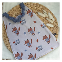 Serviette élastiquée "loup"