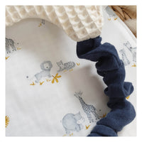 Serviette élastiquée "savane"