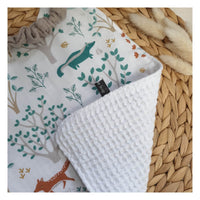 Serviette élastiquée "forêt"