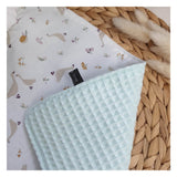Serviette élastiquée "oies"