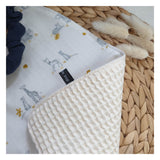 Serviette élastiquée "savane"