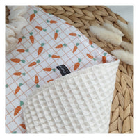 Serviette élastiquées "carottes"